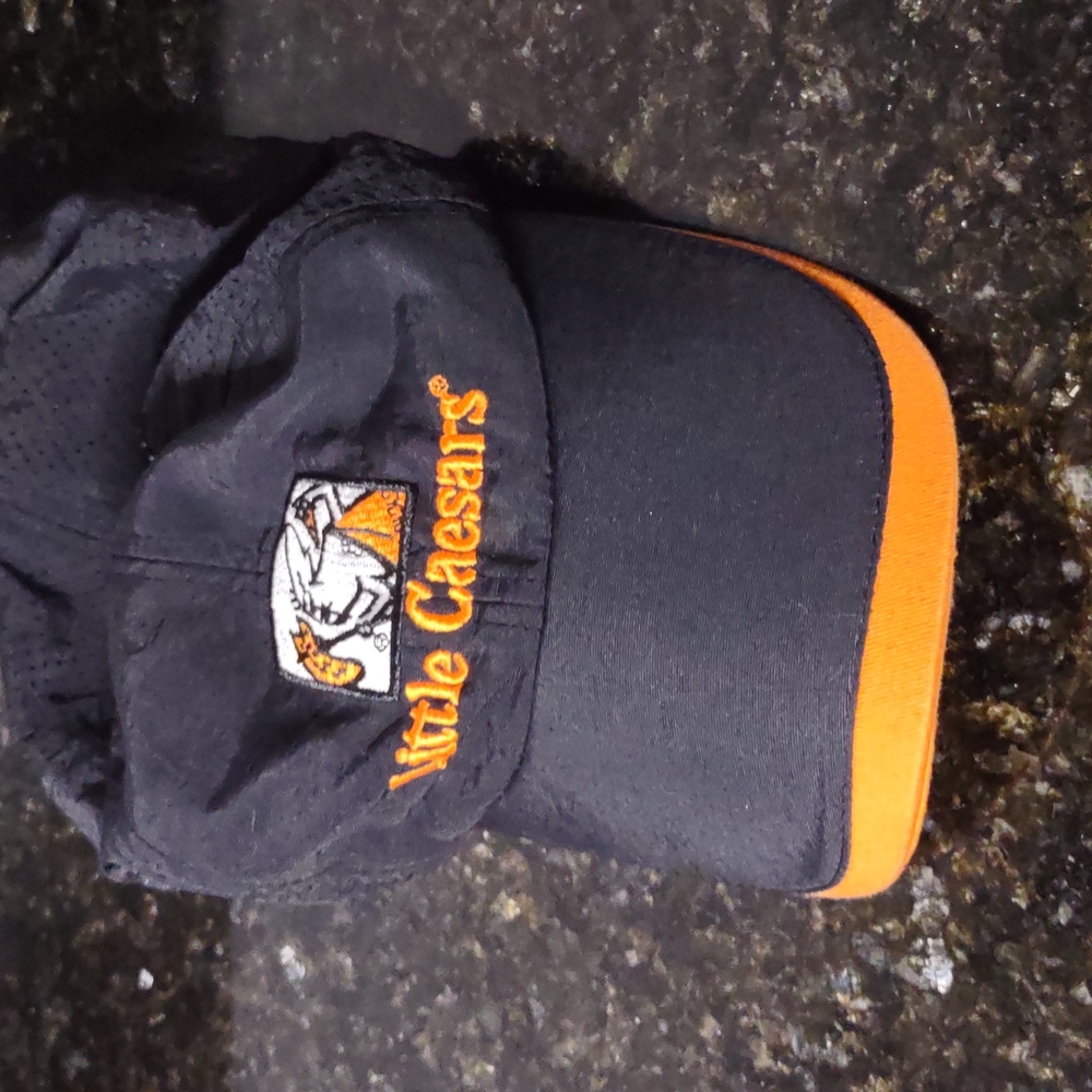 Little Caesars Cap Fix All Size Black Orange Brand New